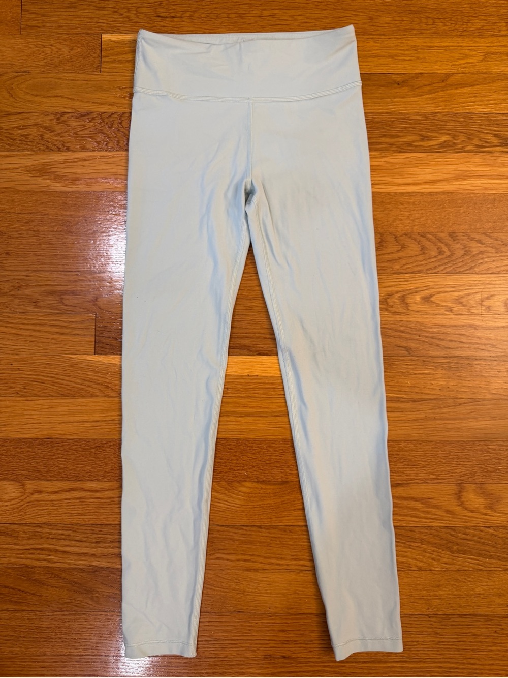 Athleta Girl High Rise Powervita Chit Chat Tight Legging Light Blue - Size XL/14